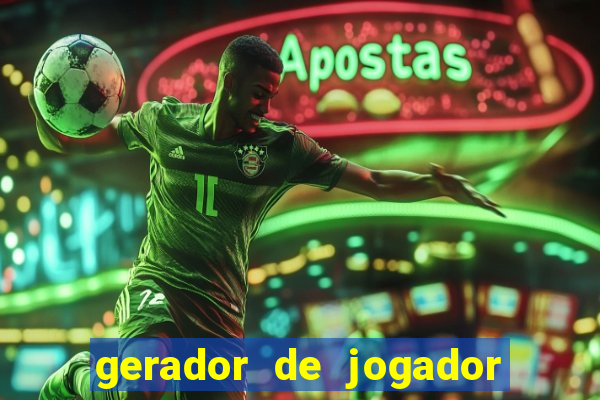 gerador de jogador de futebol